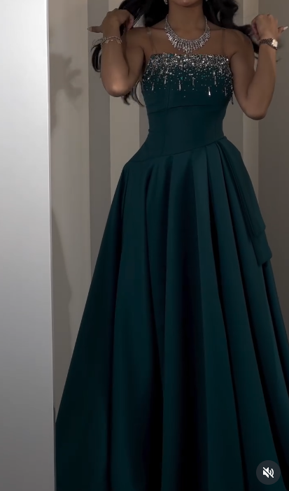 Wunderschönes dunkelolivgrünes herzförmiger Ausschnitt A-Linie Satin Tüll Kurzes Ballkleid Homecoming-Kleid ED02575