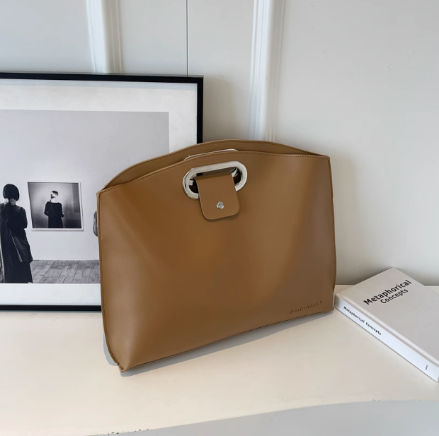 Simple large capacity commuter briefcase ED0336