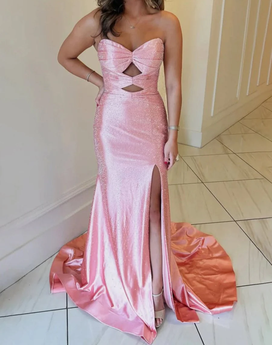 Wunderschönes dunkelolivgrünes herzförmiger Ausschnitt A-Linie Satin Tüll Kurzes Ballkleid Homecoming-Kleid ED02575