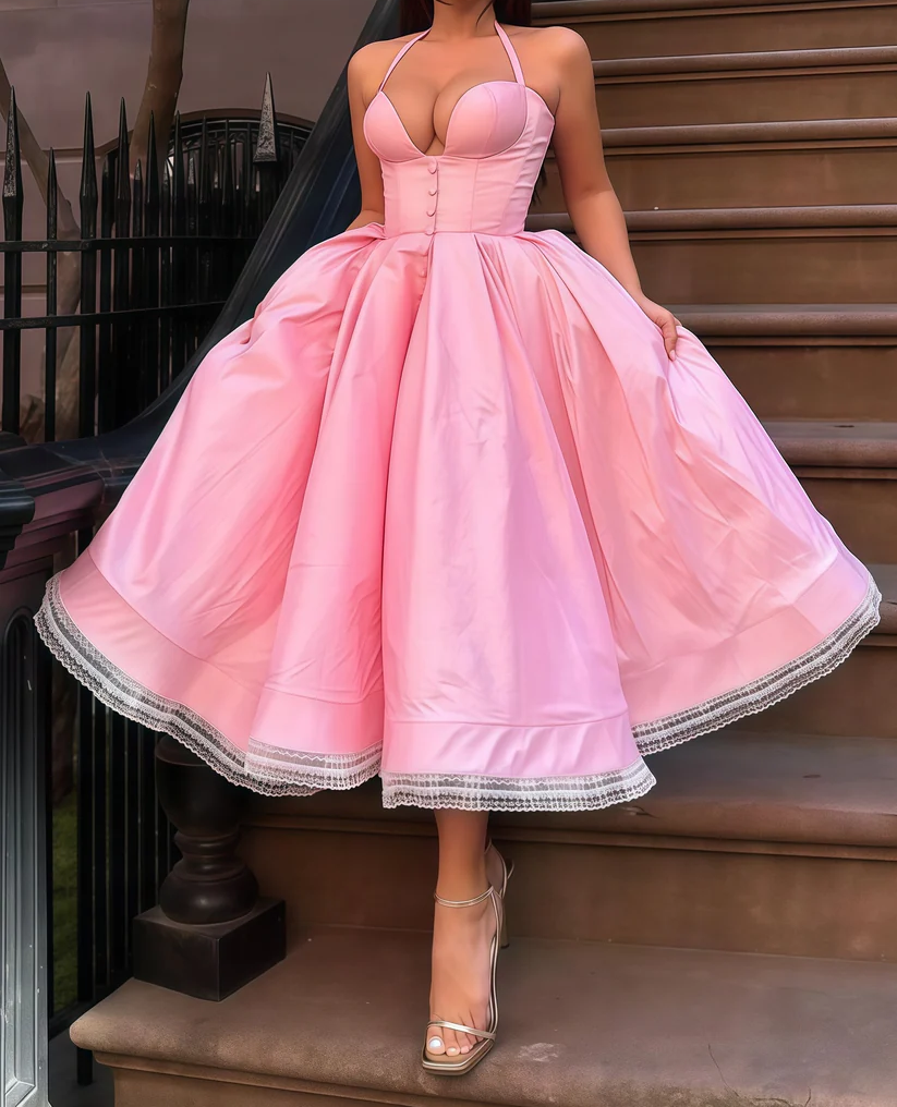 Wunderschönes dunkelolivgrünes herzförmiger Ausschnitt A-Linie Satin Tüll Kurzes Ballkleid Homecoming-Kleid ED02575