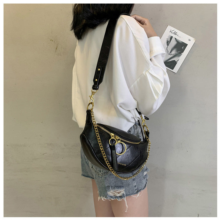 Small versatile crossbody bag chest bag ED0342