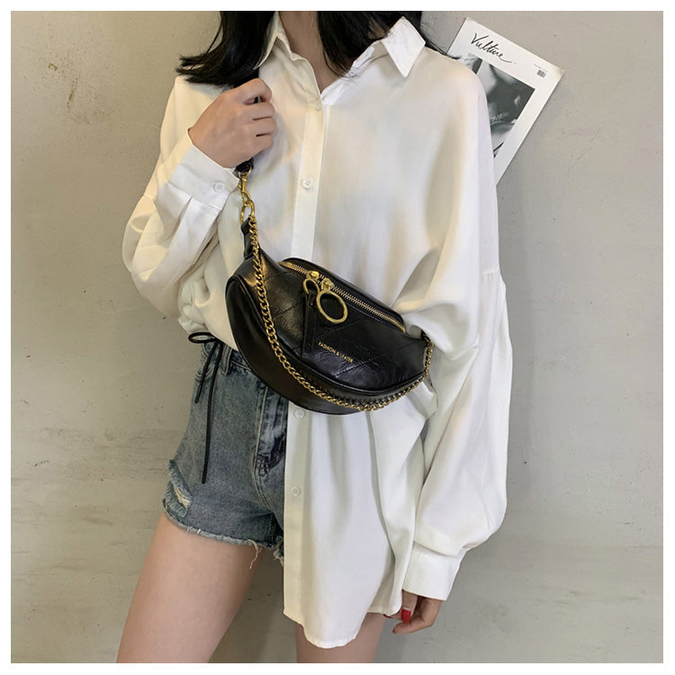 Small versatile crossbody bag chest bag ED0342