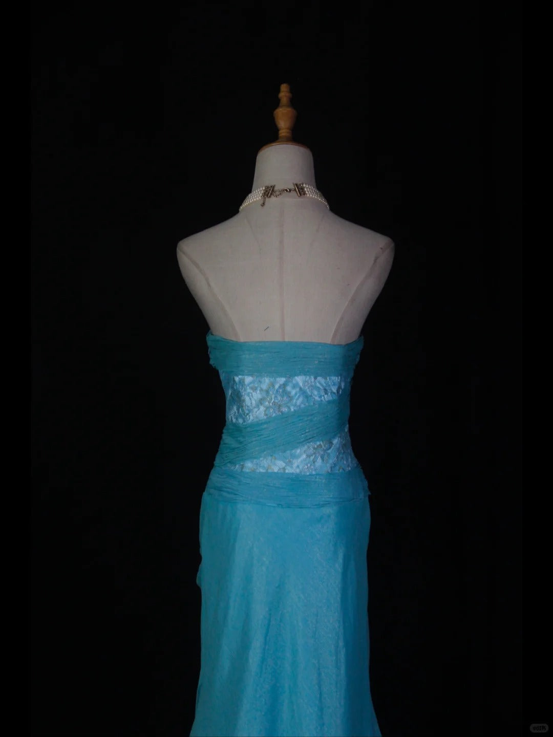 Superbe robe de soirée longue en satin fuchsia, style sirène, sans bretelles, ED02613