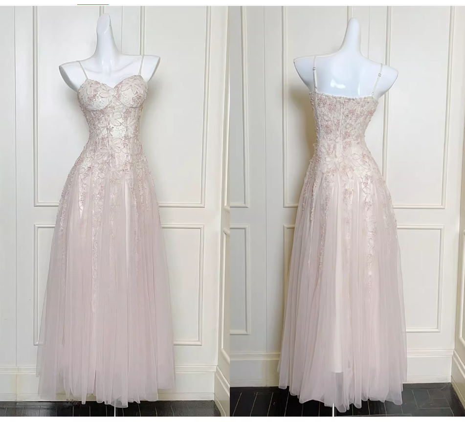 Superbe robe de soirée longue en satin fuchsia, style sirène, sans bretelles, ED02613