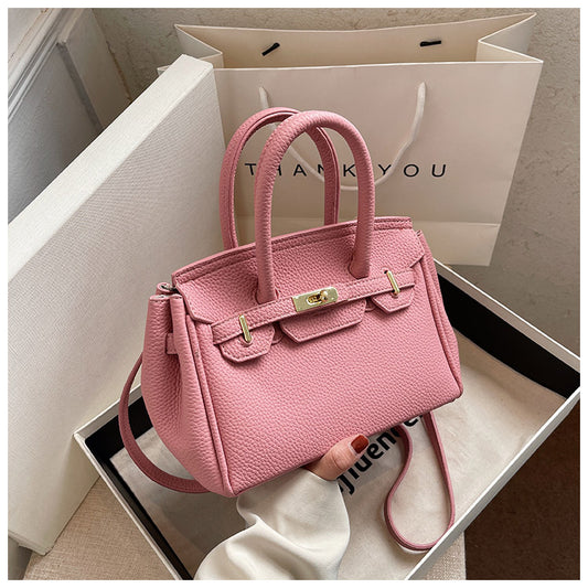 High-end stylish hand-held platinum bag shoulder messenger bag ED0374