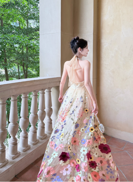 Superbe robe de soirée longue en satin fuchsia, style sirène, sans bretelles, ED02613
