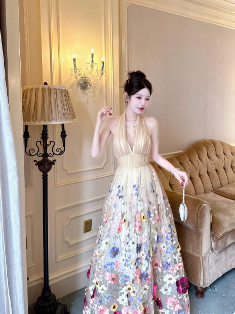Superbe robe de soirée longue en satin fuchsia, style sirène, sans bretelles, ED02613