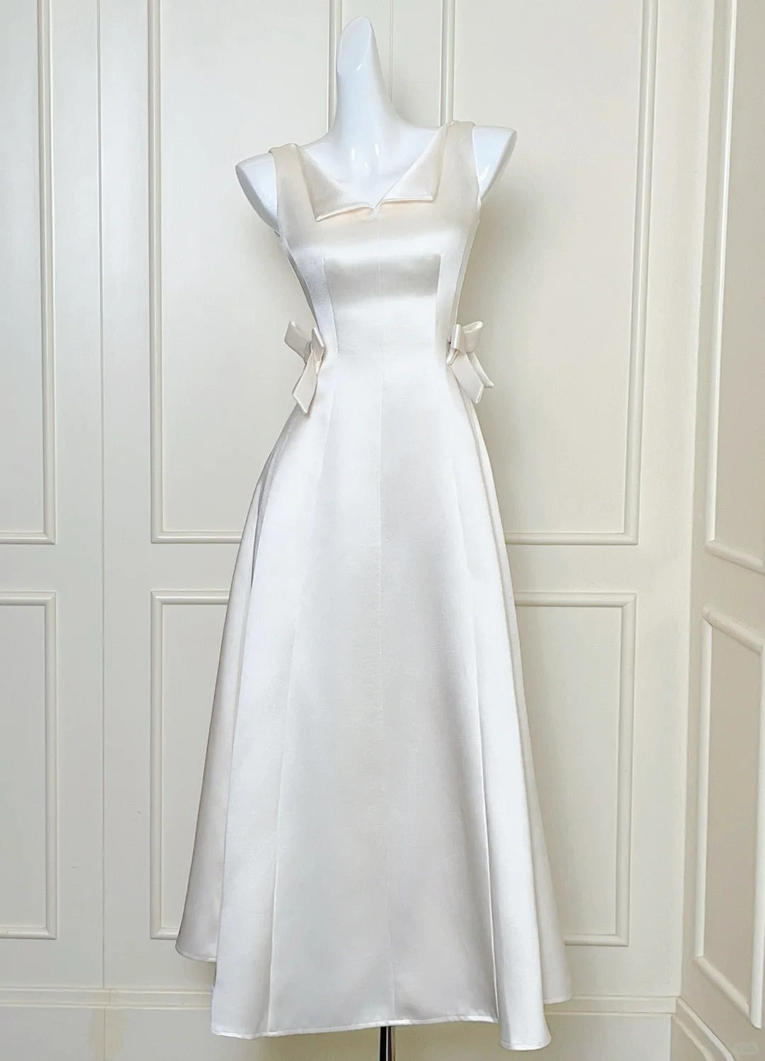 Fairy A-Line Square Neck Birthday Dress Satin Sweet 16 Dress Graduation Dress ED03898