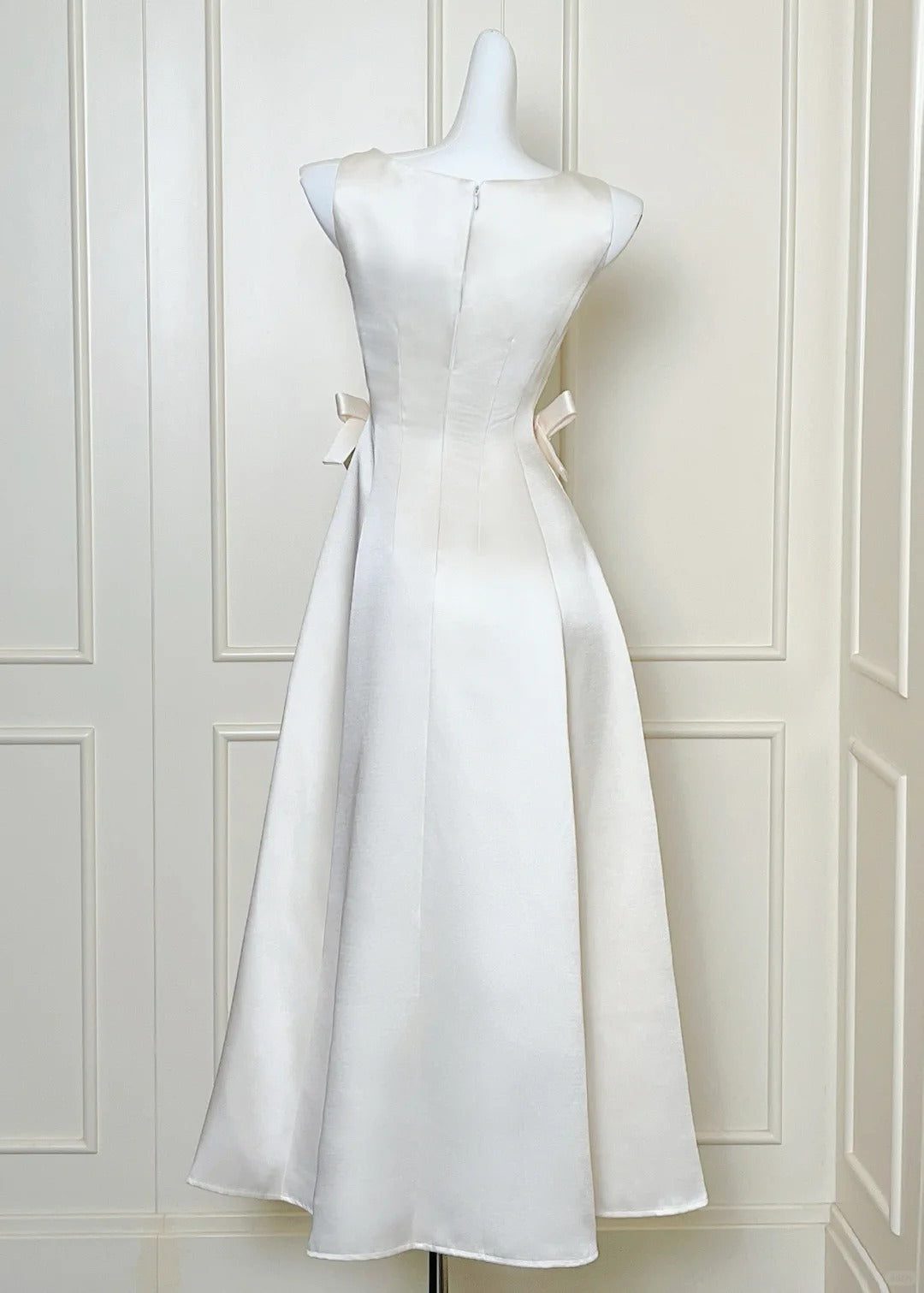Fairy A-Line Square Neck Birthday Dress Satin Sweet 16 Dress Graduation Dress ED03898