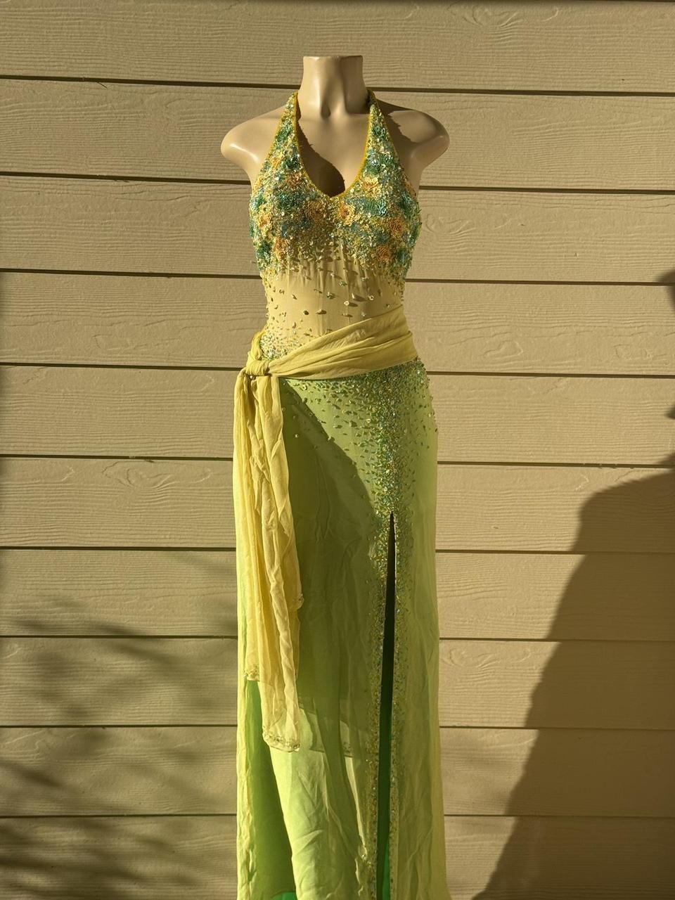 Vintage Sheath Halter Long Prom Dress Chiffon Beaded Formal Evening Dress Gorgeous Birthday Outfit ED03962