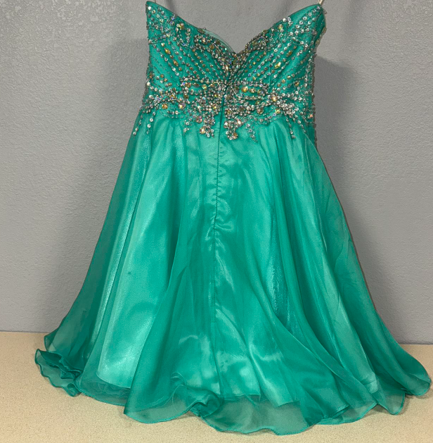 Cute A-Line Sweetheart Neck Short Birthday Dress Tulle Beaded Homecoming Dress ED04091