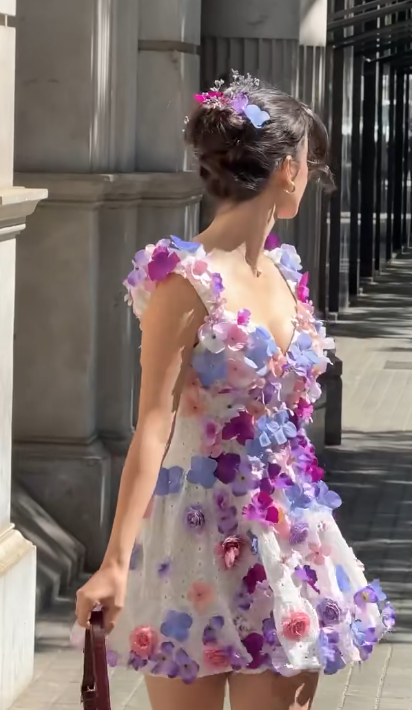 Fairy V Neck  A-Line Applique Short Prom Dresses, Tulle Homecoming Dresses ED04241