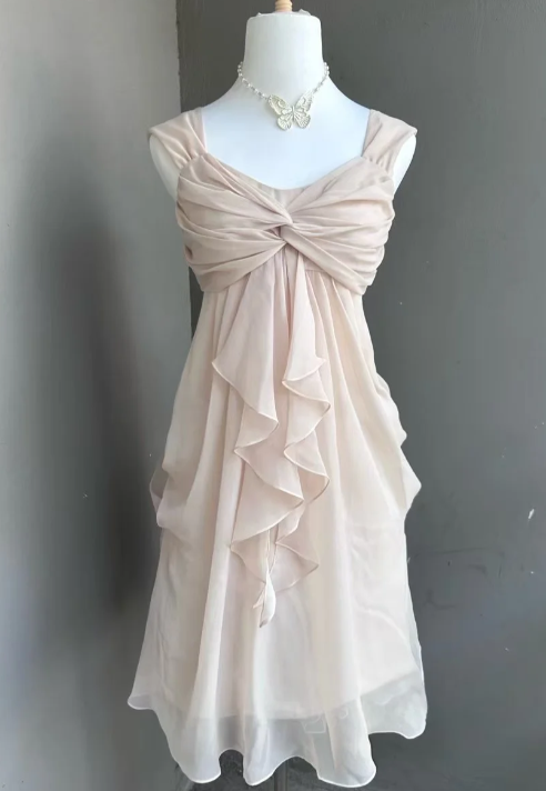 vintage short prom dresses Chic Ivory Tulle Vintage Homecoming Dress, Short Prom Dress, Evening Dress, MH174