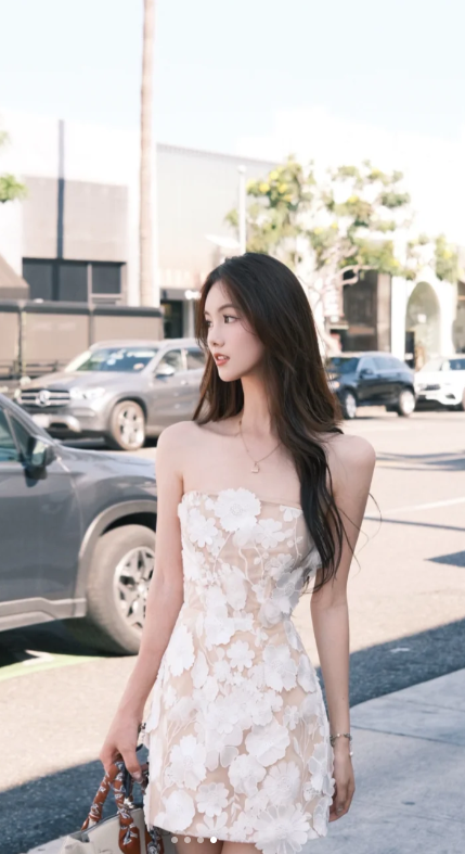 Cute Strapless Sheath Homecoming Dresses, Tulle Applique Sleeveless Short Prom Dresses ED04332