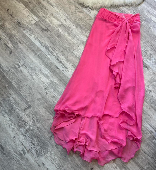 Vintage Spaghetti Straps Beaded Corset Sheath Chiffon Two-Piece Short Prom Dresses ED04360
