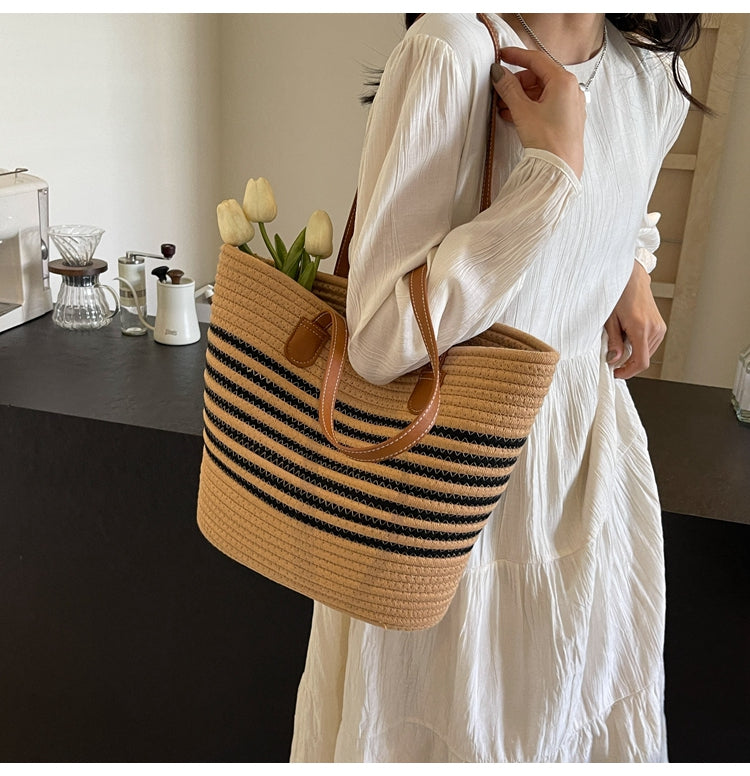 All-match woven shoulder bag ED0437