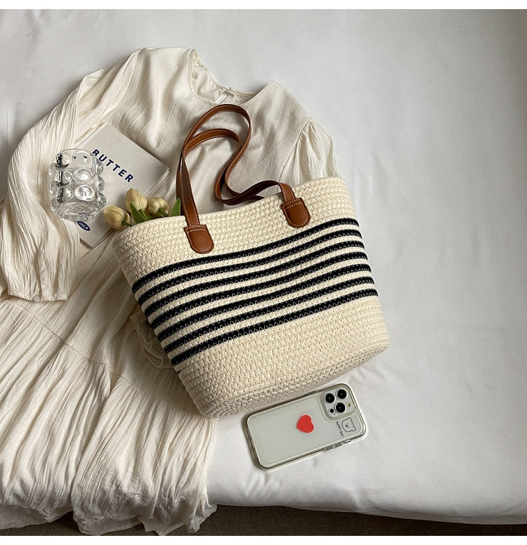 All-match woven shoulder bag ED0437
