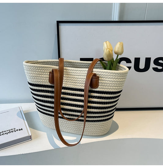 All-match woven shoulder bag ED0437