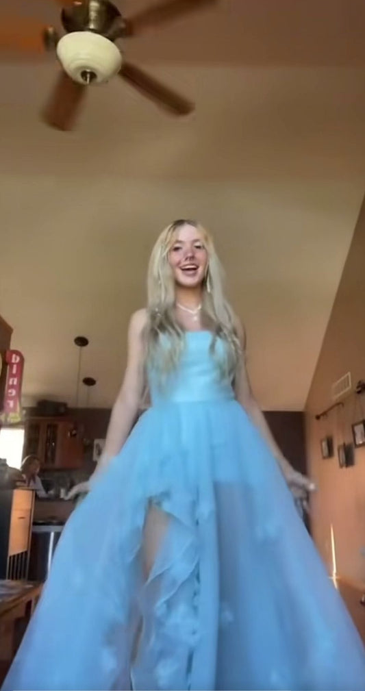 Superbe robe de soirée longue en satin fuchsia, style sirène, sans bretelles, ED02613