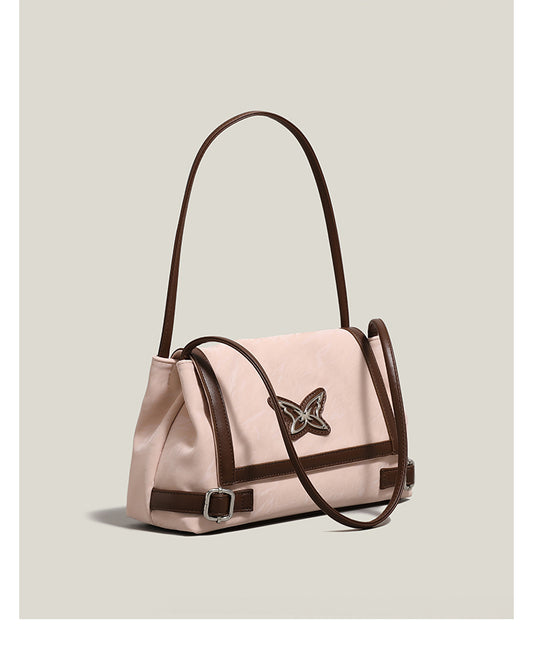 American retro motorcycle butterfly commuter shoulder bag ED0441