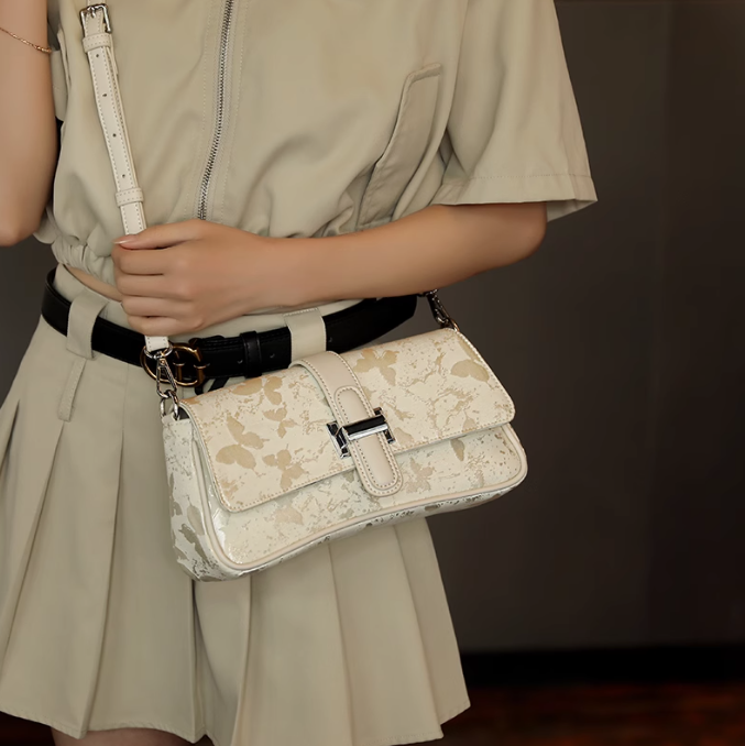 New Chinese style niche commuter baguette bag ED0442