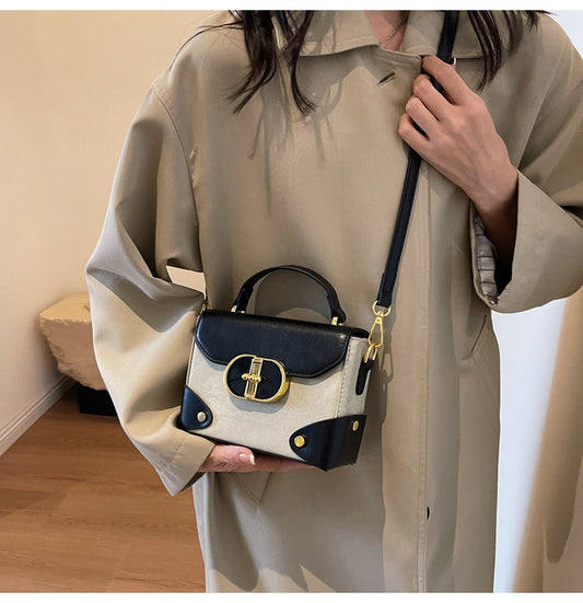 Hochwertige Umhängetasche in Kontrastfarbe ED0444