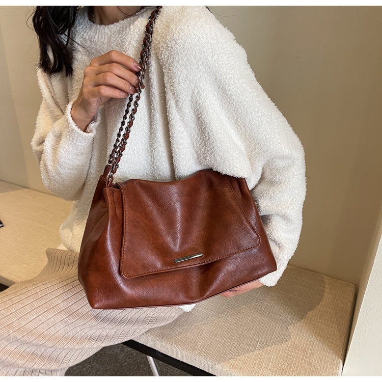 Large capacity retro versatile chain shoulder bag ED0445