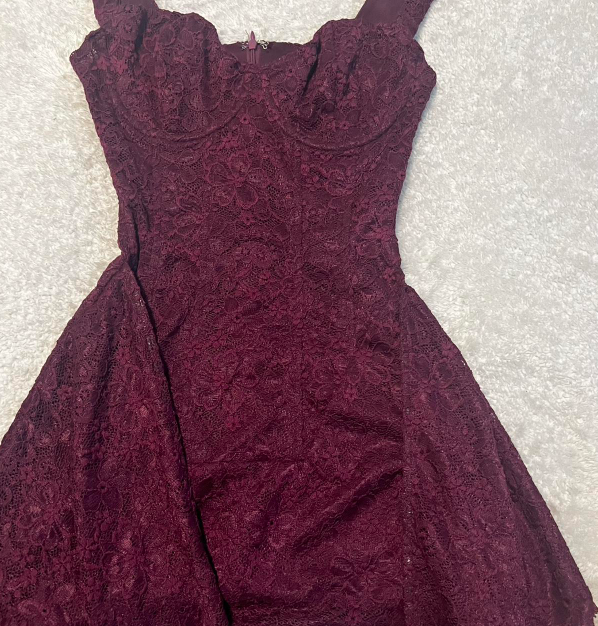 Glam Spaghetti Strap Tight Homecoming Dresses Grape Birthday Dresses Chiffon Short Prom Dresses ED04573