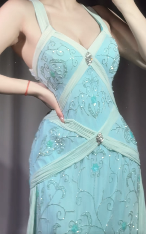 Vintage Strap Ball Gowns Butter Yellow Birthday Dresses Tulle Sweet Short Prom Dresses ED04665