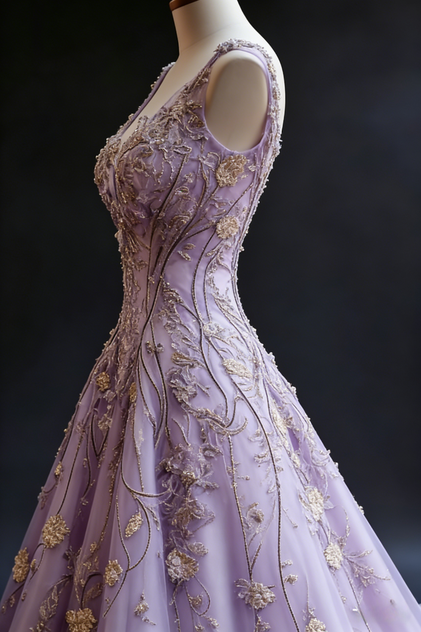 Gorgeous V-neck A-Line Tulle Long Prom Dresses Tulle Beaded Applique White Quinceañera Dresses 2025 Halloween Dress ED04859