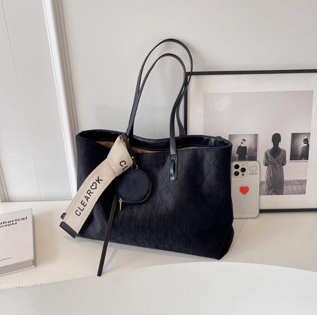 Sac fourre-tout polyvalent rétro grande capacité pour les déplacements quotidiens ED0495