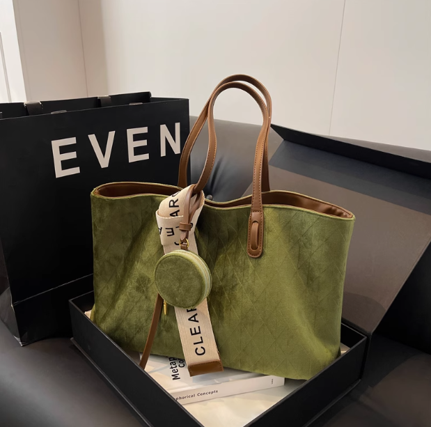 Sac fourre-tout polyvalent rétro grande capacité pour les déplacements quotidiens ED0495