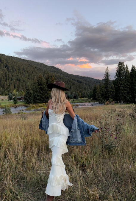 Robes d'anniversaire élégantes bleu dégradé, col en V, paillettes, mousseline, fourreau, robes de bal, robes de soirée ED04456