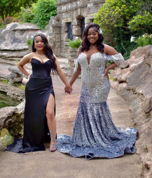 Sexy Sweetheart Sheath Black Long Prom Dresses with Slit Beaded Satin Black Evening Dresses ED05031