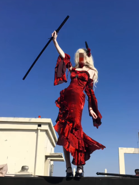 Robes d'anniversaire élégantes bleu dégradé, col en V, paillettes, mousseline, fourreau, robes de bal, robes de soirée ED04456