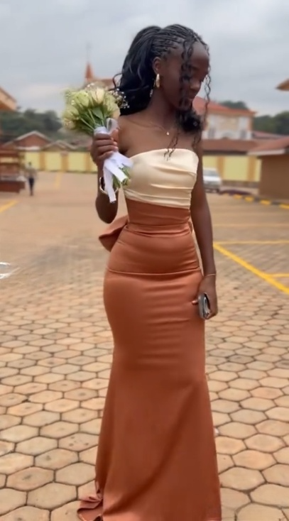 Chic Bodycon Long Prom Dresses Strapless Satin Bridesmaid Dresses ED05305