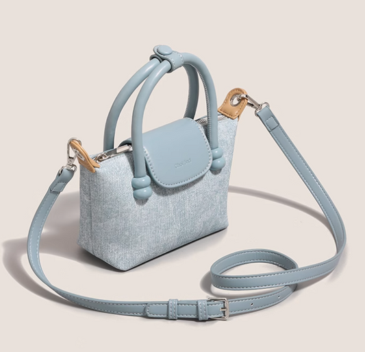 Denim blue all-match handbag shoulder messenger bag ED0548