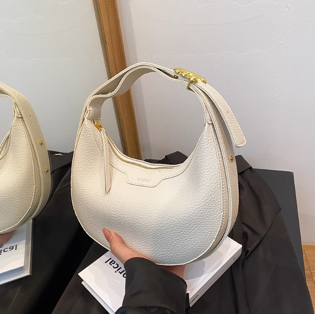 Retro all-match solid color shoulder crossbody bag dumpling bag ED0550