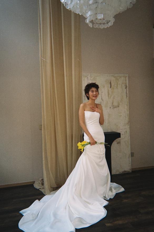 Robes d'anniversaire élégantes bleu dégradé, col en V, paillettes, mousseline, fourreau, robes de bal, robes de soirée ED04456