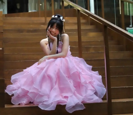 Gorgeous Pink A-Line Long Prom Dresses Chiffon Strapless Quinceanera Dresses Sleeveless Sweet 16 Dresses ED05739