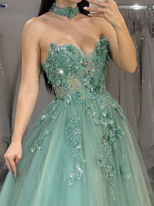 Robes d'anniversaire élégantes bleu dégradé, col en V, paillettes, mousseline, fourreau, robes de bal, robes de soirée ED04456