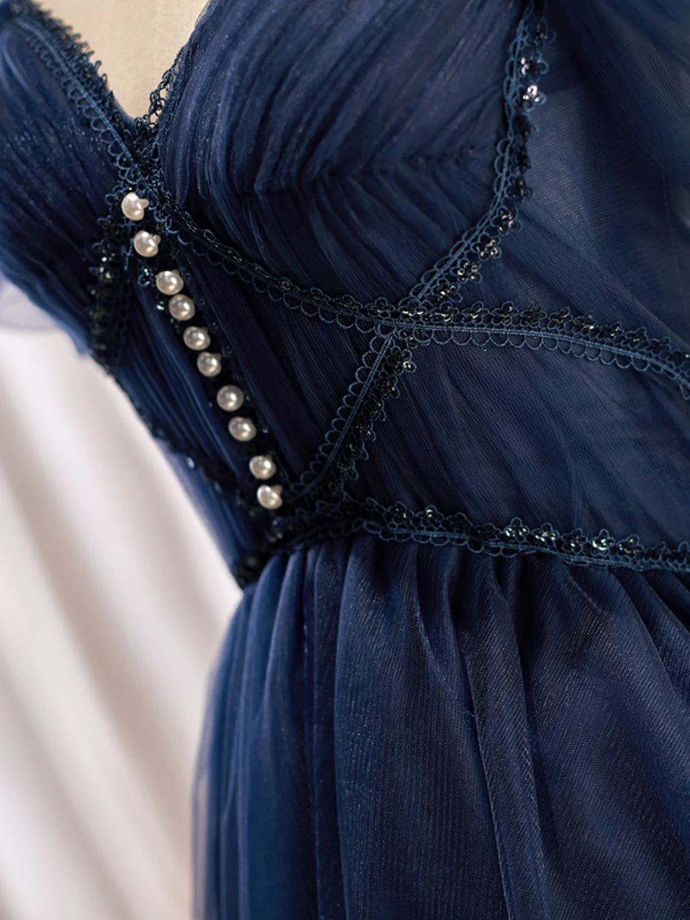 Dunkelblaue A-Linie Kurze Ballkleider, Dunkelblaues Homecoming-Kleid ED0653
