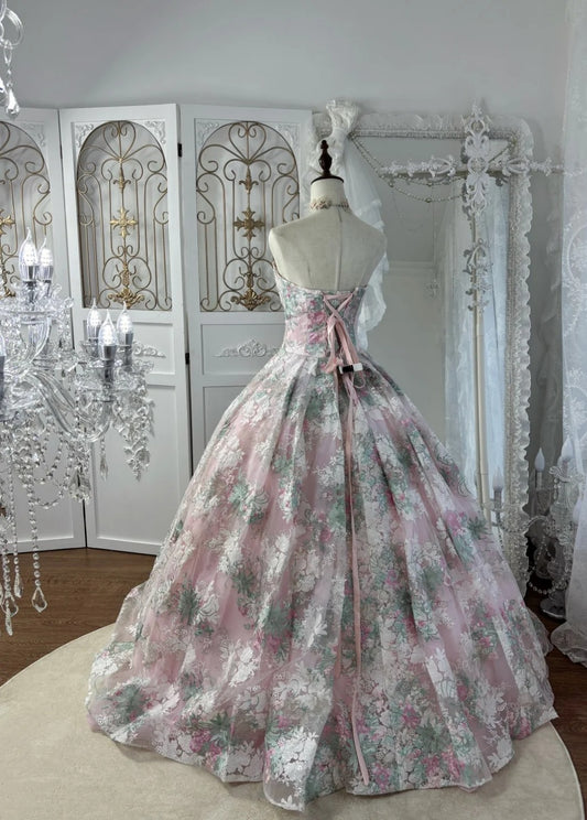 Robes d'anniversaire élégantes bleu dégradé, col en V, paillettes, mousseline, fourreau, robes de bal, robes de soirée ED04456