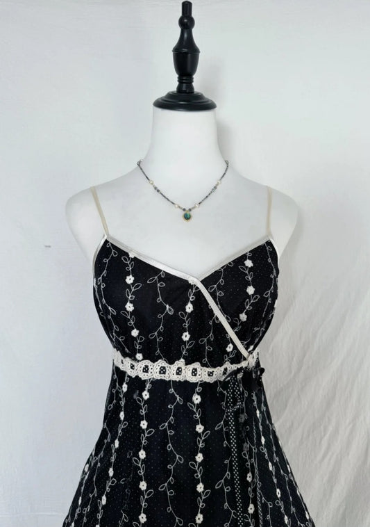 Chic Black Prom Dress Chiffon Straps Short Birthday Dress A-Line Formal Dress ED06840