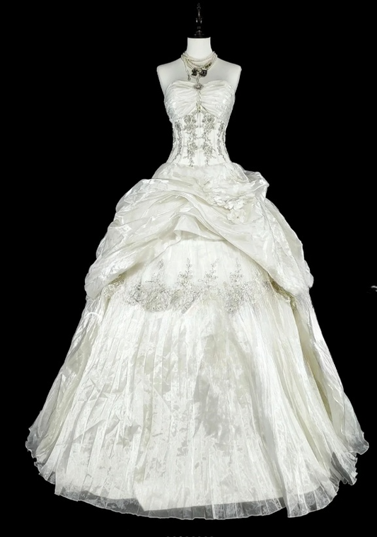 Gorgeous Burgundy Prom Dresses Tulle Applique A-Line Long Evening Dress Strapless Birthday Dress ED07221