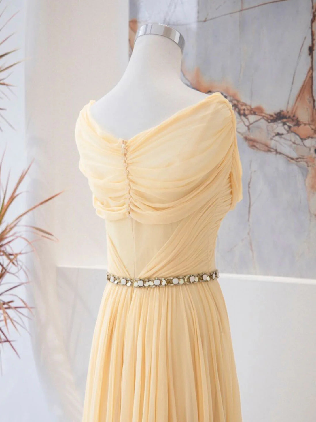 A-Linie Herzausschnitt Chiffon Langes Ballkleid, Chiffon Abendkleid ED0751