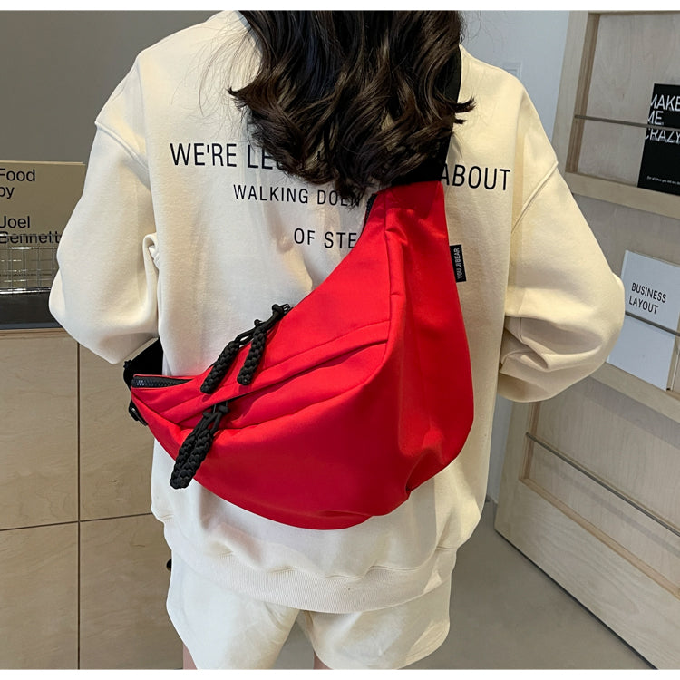 Sac croissant décontracté et polyvalent en nylon ED0783