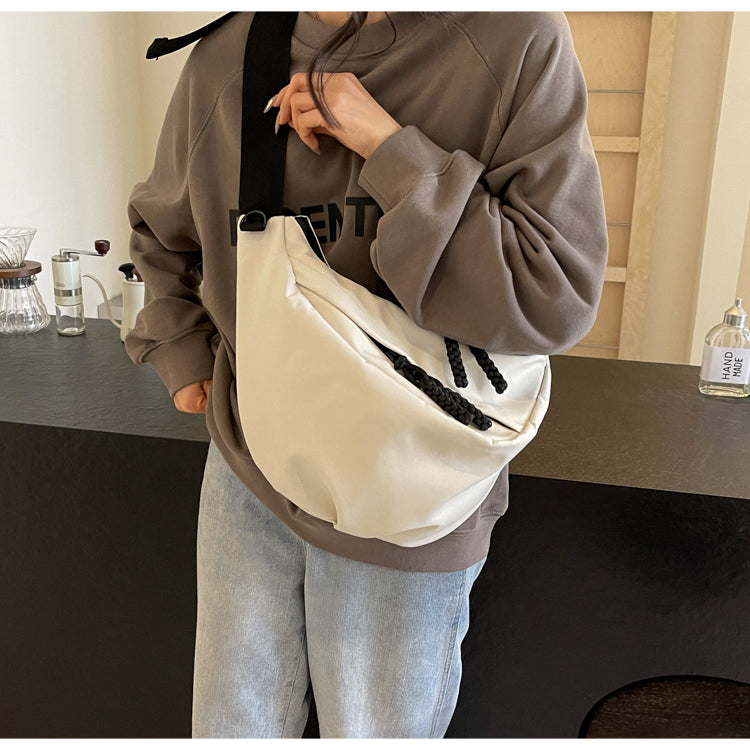 Sac croissant décontracté et polyvalent en nylon ED0783
