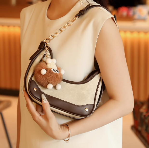 All-match Crescent Bag Shoulder Crossbody Bag ED0786