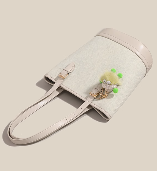 All-match canvas bag handbag underarm bucket bag shoulder bag ED0788